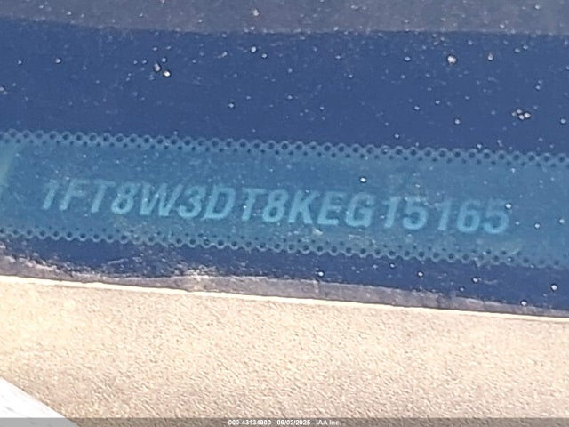 1FT8W3DT8KEG15165 Ford 2019