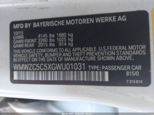 2016 MINI COUNTRYMAN WMWZC5C5XGWU01031 Photo 8