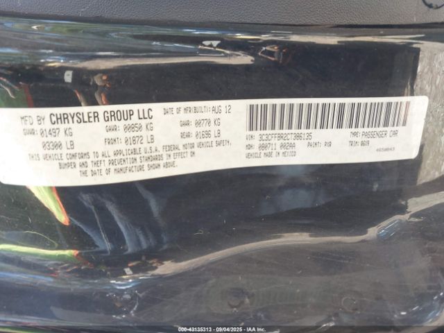 2012 FIAT 500 3C3CFFBR2CT386135 Photo 8