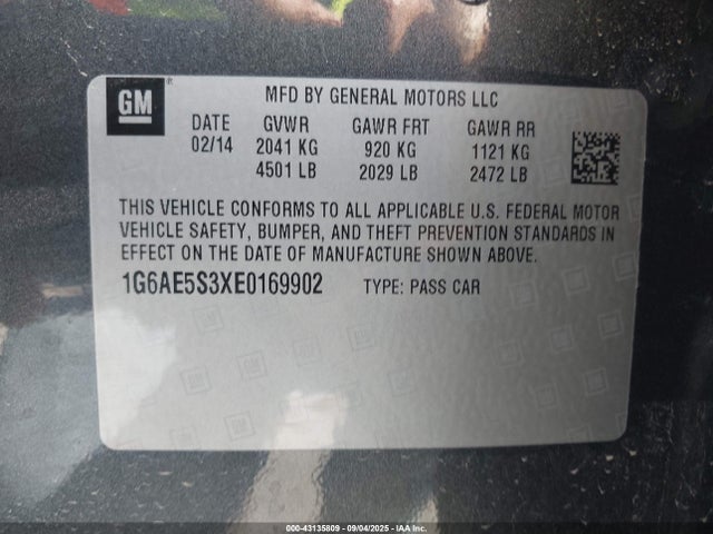 2014 CADILLAC ATS 1G6AE5S3XE0169902 Photo 8