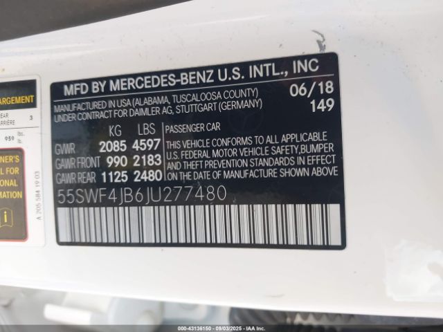 2018 MERCEDES-BENZ C 300 55SWF4JB6JU277480 Photo 8