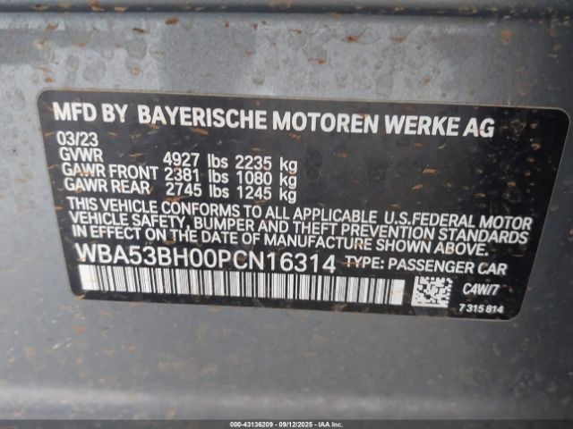 2023 BMW 530 WBA53BH00PCN16314 Photo 8