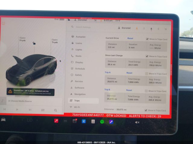 2022 TESLA MODEL Y 7SAYGDEE4NF440177 Photo 6