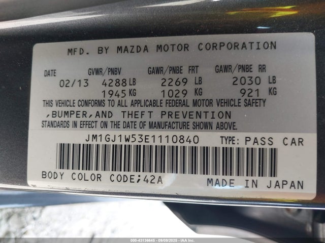 JM1GJ1W53E1110840 Mazda py