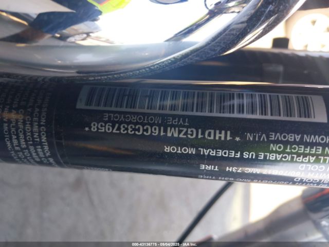 2012 HARLEY-DAVIDSON FLD 1HD1GZM16CC337958 Photo 9