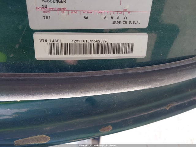 2001 MERCURY COUGAR 1ZWFT61L415625396 Photo 8