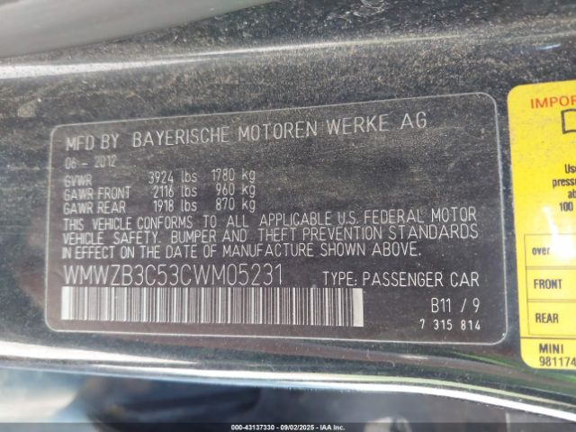 2012 MINI COOPER COUNTRYMAN WMWZB3C53CWM05231 Photo 8