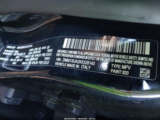 2019 MASERATI LEVANTE ZN661XUA2KX335143 Photo 8