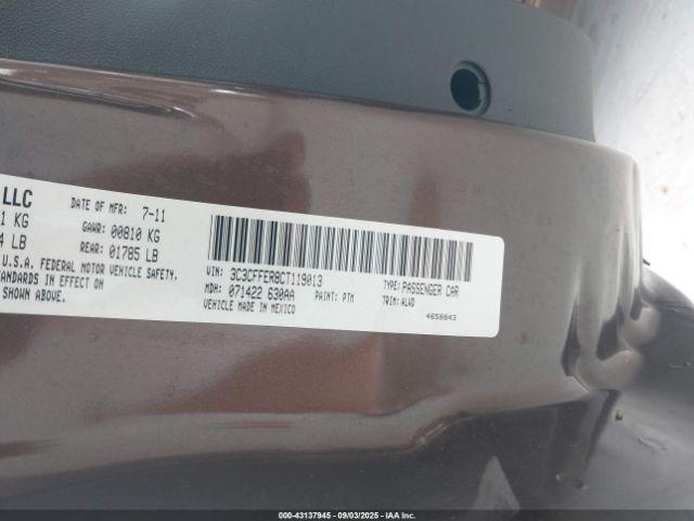 2012 FIAT 500C 3C3CFFER8CT119013 Photo 8