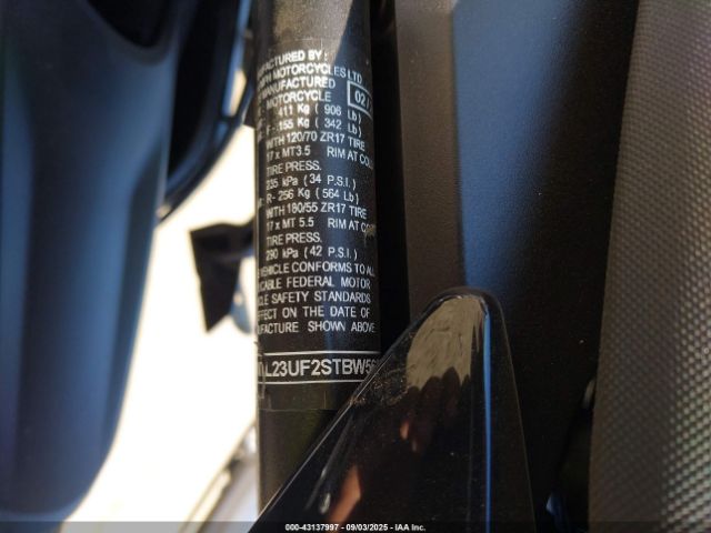 2025 TRIUMPH MOTORCYCLE DAYTONA SMTL23UF2STBW5626 Photo 9
