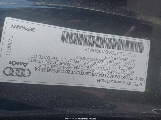 2013 AUDI RS 5 WUAC6AFR4DA900619 Photo 8