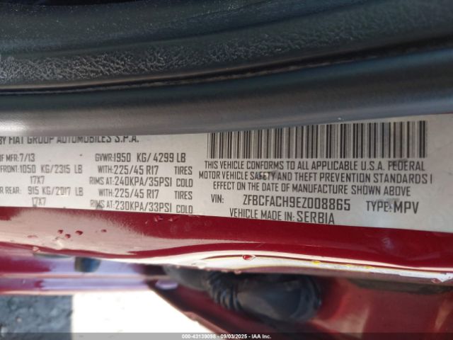 2014 FIAT 500L ZFBCFACH9EZ008865 Photo 8