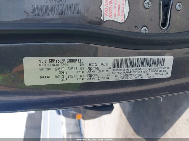 1C4NJPBAXFD219132 Jeep Patriot