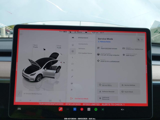 2022 TESLA MODEL Y 7SAYGDEE8NF441090 Photo 6