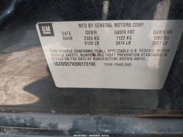2009 CADILLAC CTS 1G6DS57V390173196 Photo 8