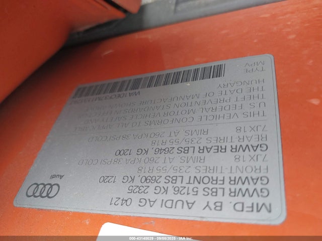 2021 AUDI Q3 WA1DECF37M1131247 Photo 8
