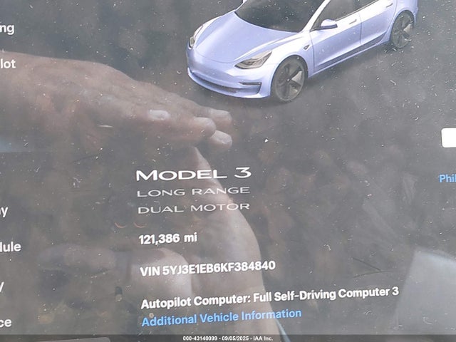 2019 TESLA MODEL 3 5YJ3E1EB6KF384840 Photo 6