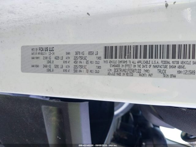 2015 RAM PROMASTER 1500 3C6TRVAG1FE507122 Photo 8