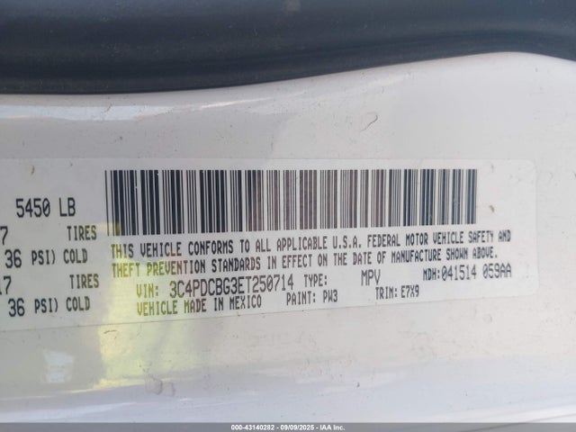 Dodge 2014 2014 3C4PDCBG3ET250714 Image 9