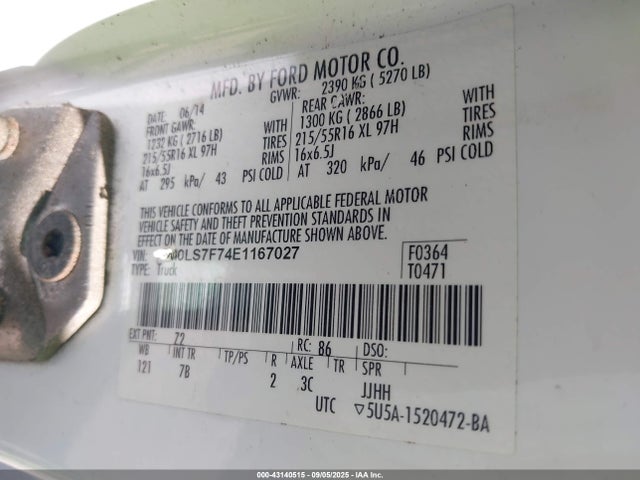 Ford 2014 2014 NM0LS7F74E1167027 Image 9