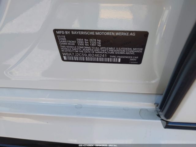 2018 BMW 740E WBA7J2C59JB246241 Photo 8