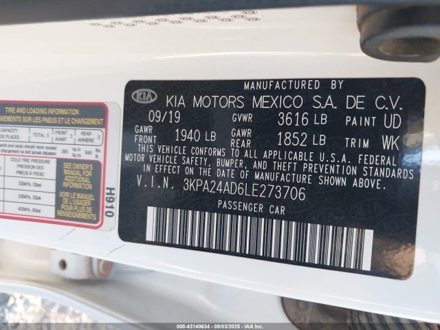 3KPA24AD6LE273706 KIA gammaii 1.6mpi+cvt