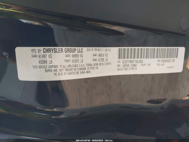 2015 FIAT 500 3C3CFFAR6FT561962 Photo 8