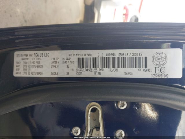 2019 RAM 1500 CLASSIC 1C6RR7LT4KS511205 Photo 8