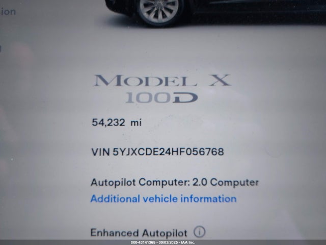 2017 TESLA MODEL X 5YJXCDE24HF056768 Photo 6