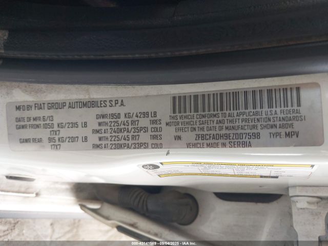 2014 FIAT 500L ZFBCFADH9EZ007598 Photo 8