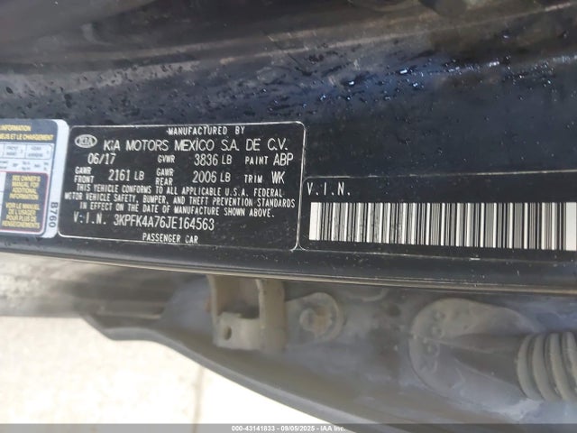 KIA mpi nu 2018 3KPFK4A76JE164563 Image 9