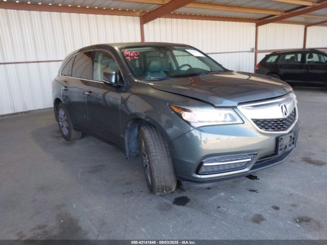 2015 ACURA MDX 5FRYD4H47FB007381 Photo 0