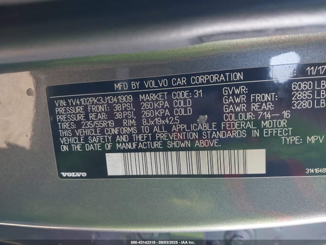 YV4102PK3J1341909 Volvo b4204t(mp)