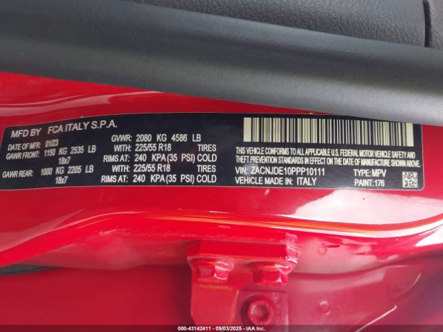 2023 JEEP RENEGADE ZACNJDE10PPP10111 Photo 8