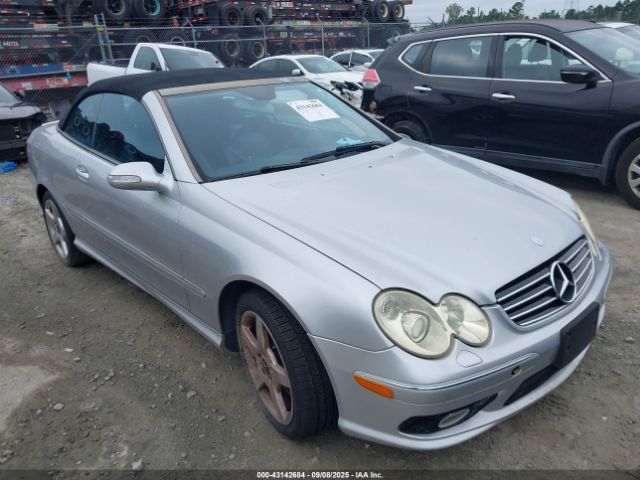 2005 MERCEDES-BENZ CLK 500 WDBTK75G35T044259