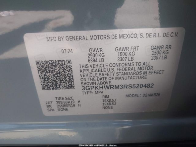 2024 HONDA PROLOGUE 3GPKHWRM3RS520482 Photo 8