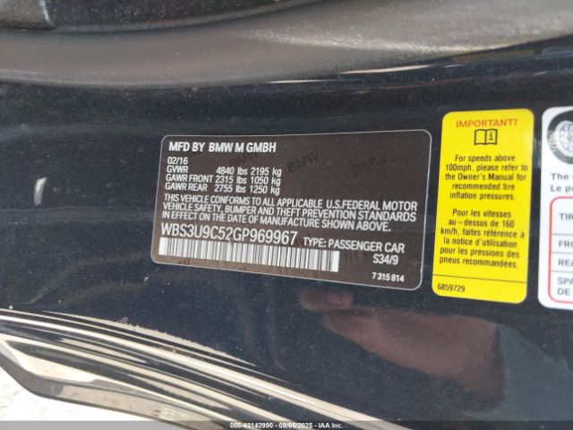 2016 BMW M4 WBS3U9C52GP969967 Photo 8