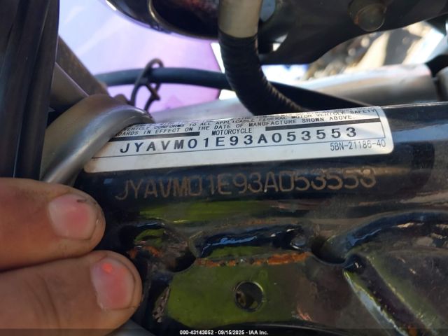 2003 YAMAHA XVS65 JYAVM01E93A053553 Photo 9