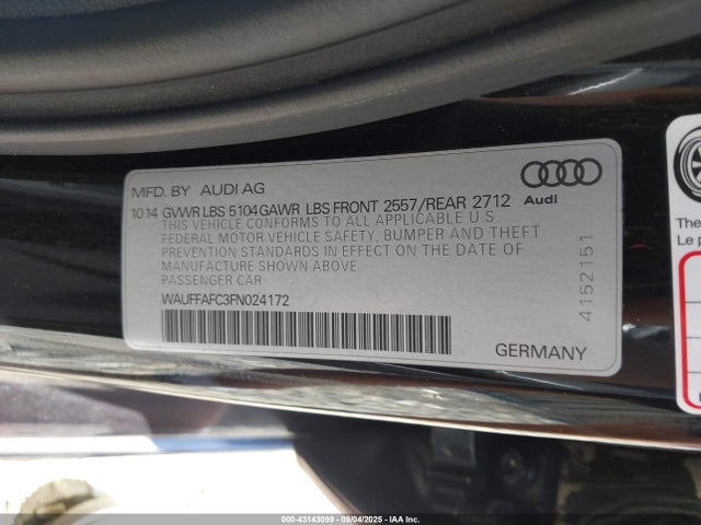 2015 AUDI A6 WAUFFAFC3FN024172 Photo 8