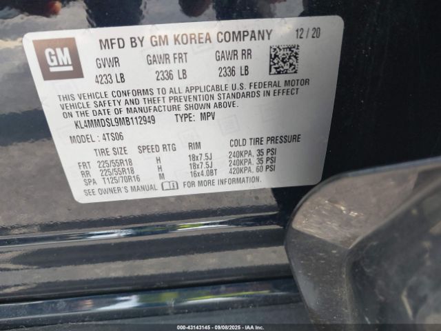 2021 BUICK ENCORE GX KL4MMDSL9MB112949 Photo 8