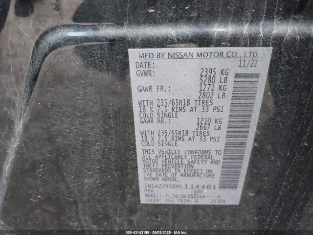 Nissan 2023 2023 5N1AZ2BS0PC114461 Image 9