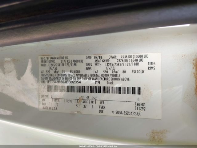 2018 FORD F-250 1FT7X2B60JEB92354 Photo 8