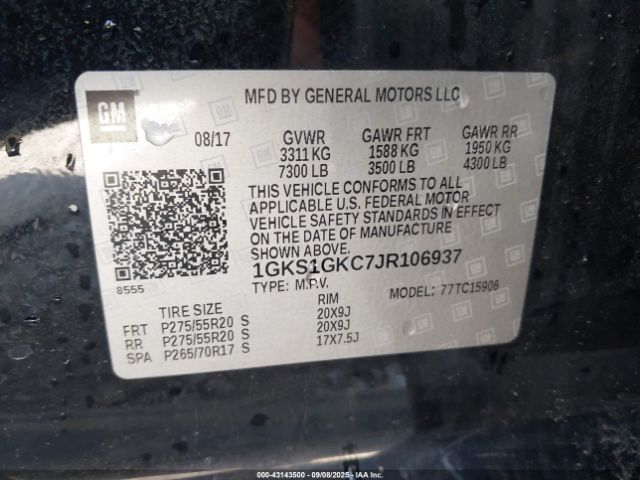 2018 GMC YUKON XL 1GKS1GKC7JR106937 Photo 8