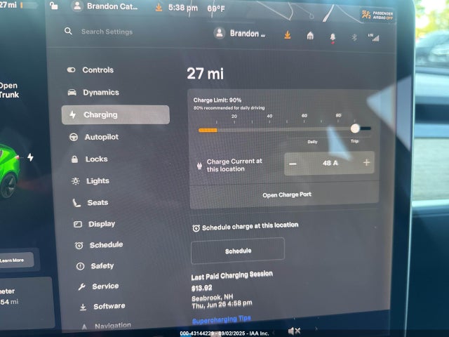 2019 TESLA MODEL 3 5YJ3E1EBXKF433019 Photo 9