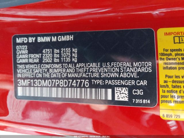 2023 BMW M2 3MF13DM07P8D74776 Photo 8