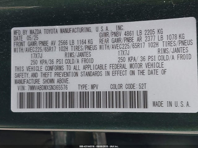 7MMVABDMXSN365576 Mazda py cylinder deactivation