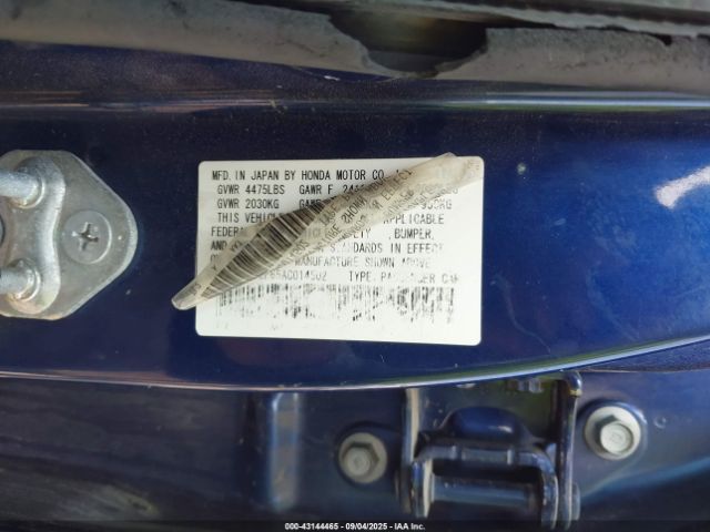 2010 ACURA TSX JH4CU2F65AC014502 Photo 8