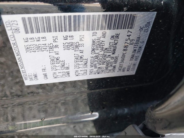 Nissan 2023 2023 5N1BT3AA0PC887547 Image 9