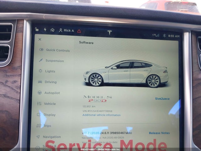 5YJSA1E46FF118958 Tesla MODEL S