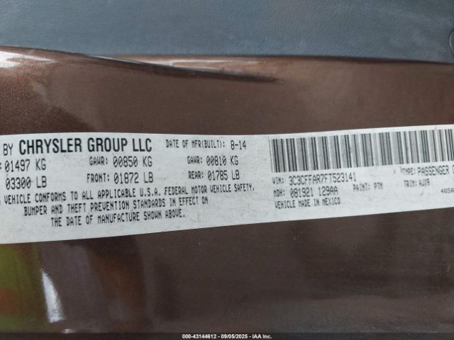 2015 FIAT 500 3C3CFFAR7FT523141 Photo 8